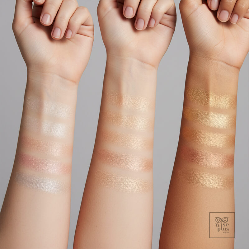 สวอตช์ไฮไลท์เปรียบเทียบตามโทนผิวคูลวอร์มนิวทรัล