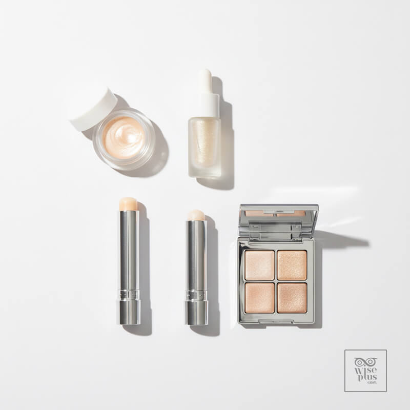 ประเภทเนื้อไฮไลท์แบบครีมลิขวิดสติ๊กและฝุ่น