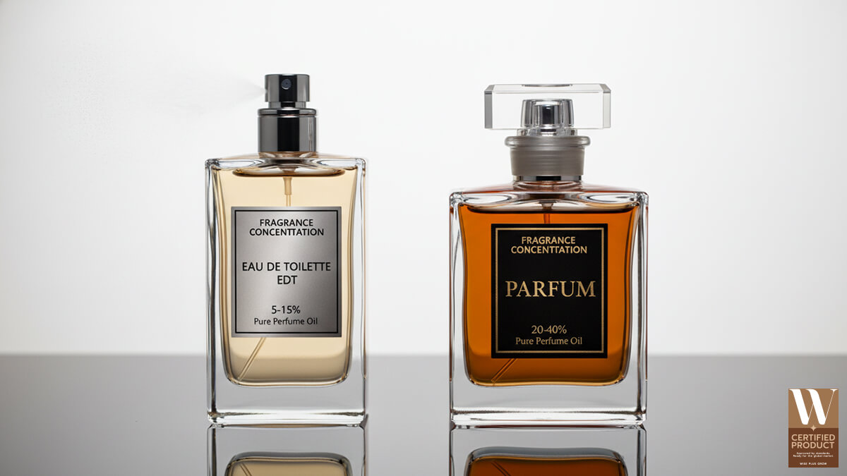 ความหมายของระดับความเข้มข้นกลิ่นน้ำหอม