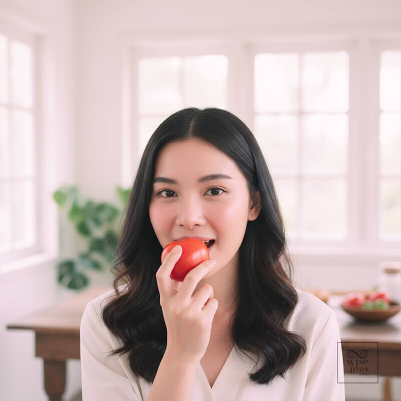 สูตรสครับน้ำตาลน้ำผึ้งมะเขือเทศเพื่อผิวอมชมพู