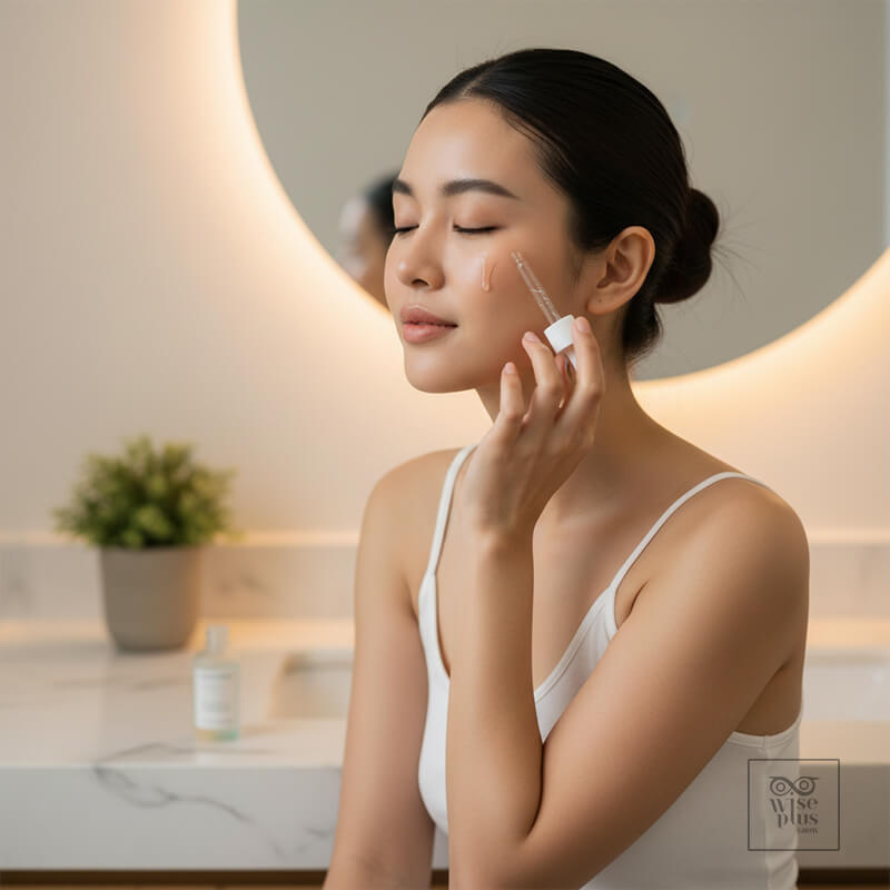 ภาพกลไกของไนอะซินาไมด์ต่อชั้นผิวและเกราะผิว