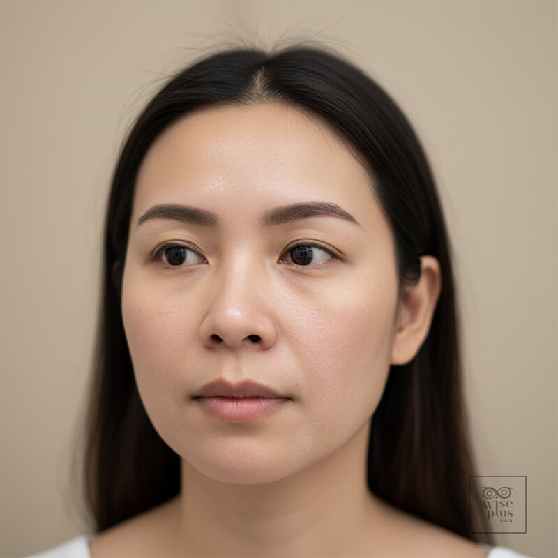 ผิวมันแต่ขาดน้ำบริเวณทีโซน