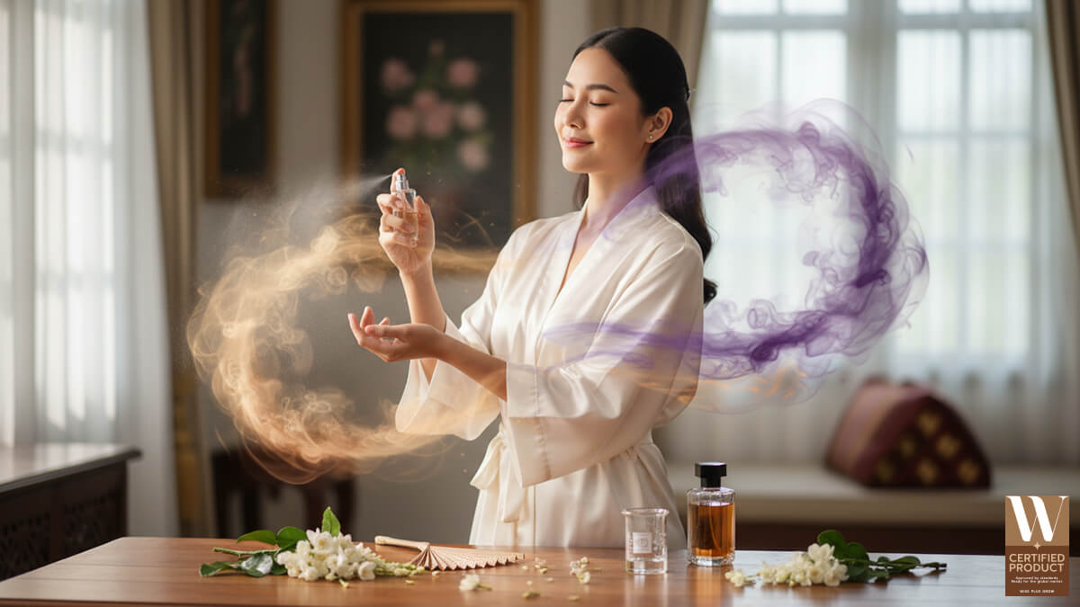 เทคนิคเลเยอร์น้ำหอมสองกลิ่น