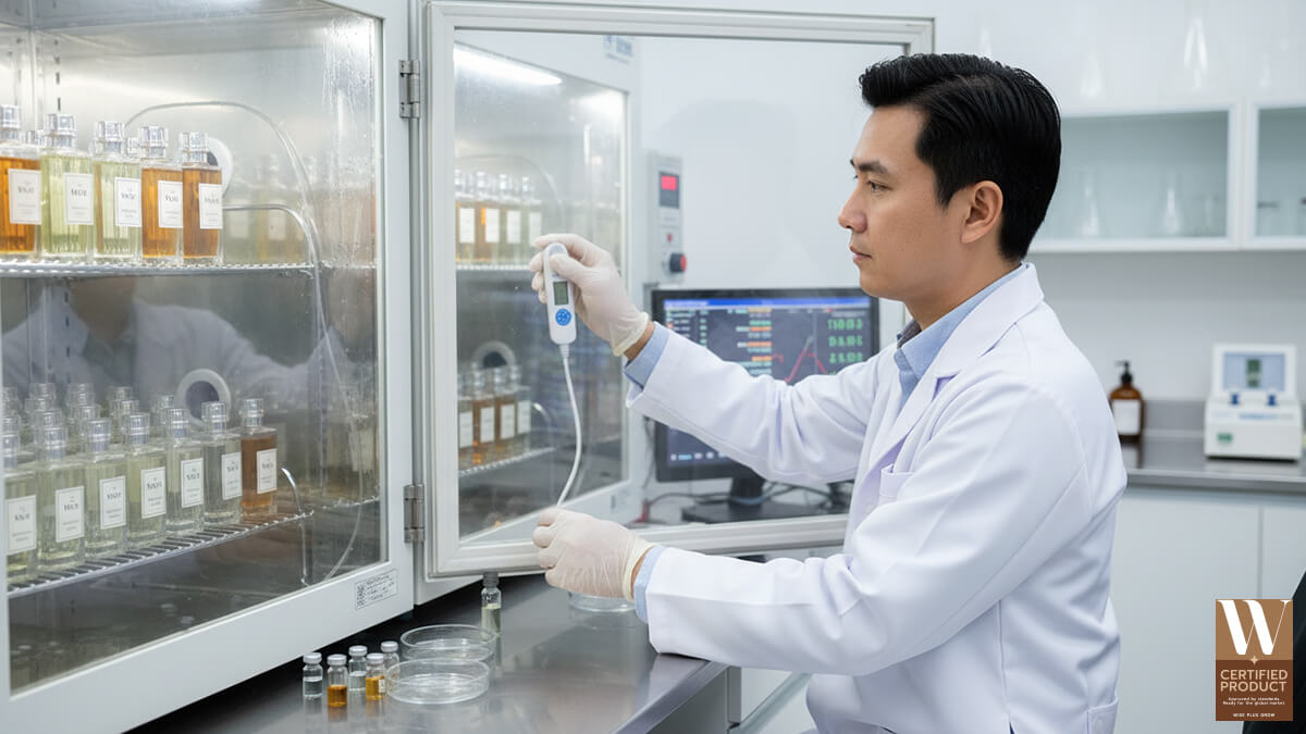 การทดสอบความเสถียรและความปลอดภัยของน้ำหอม