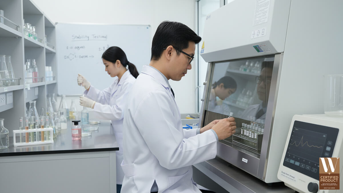 การทดสอบเสถียรภาพน้ำหอมคือการตรวจความคงตัวของกลิ่นและคุณสมบัติ