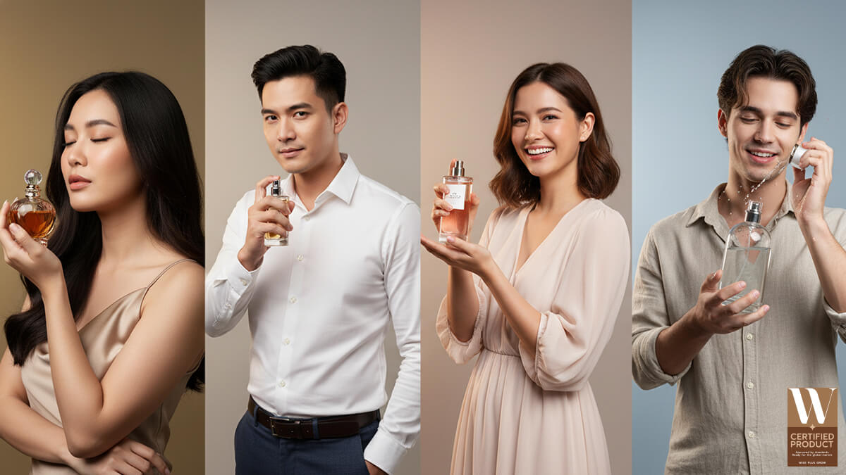 ความแตกต่างของน้ำหอมแต่ละประเภทและระดับความเข้มข้นของกลิ่น
