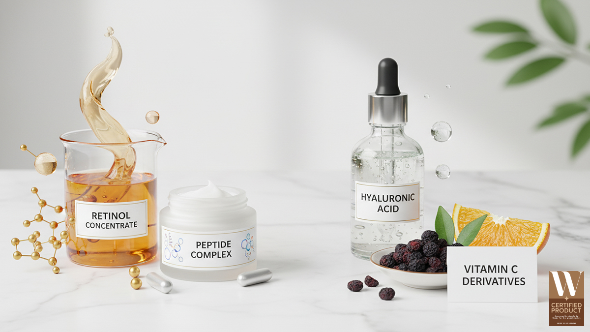 ส่วนผสมหลักที่มาแรงสำหรับลดริ้วรอย