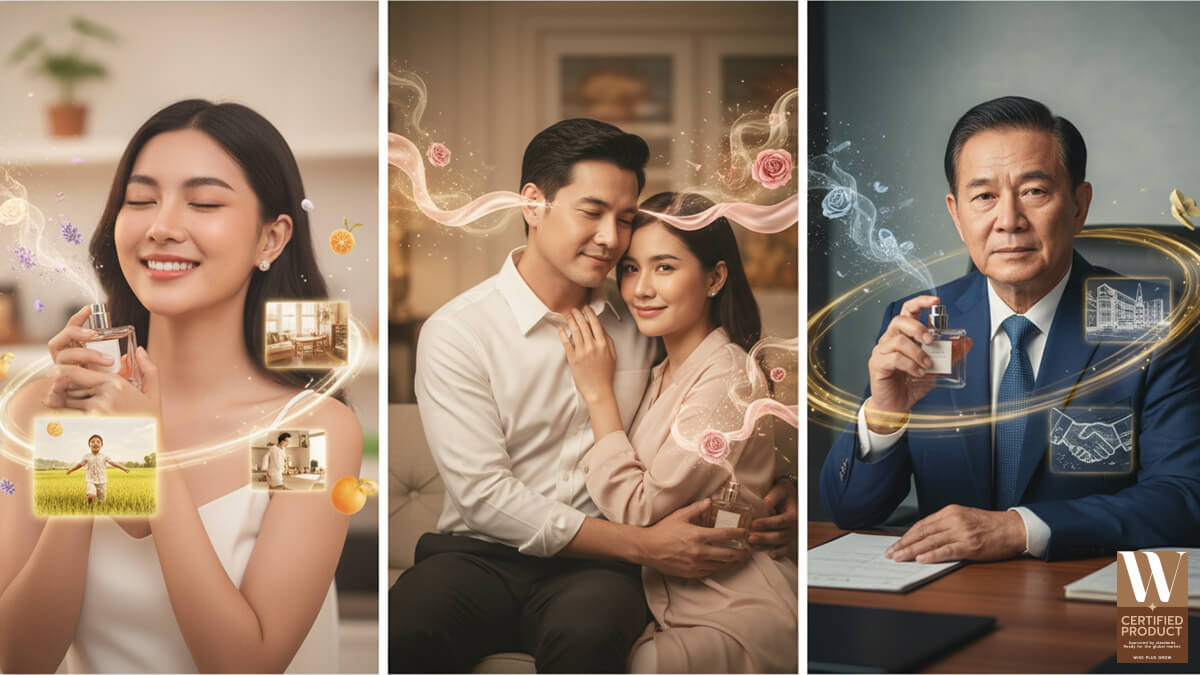 ความสัมพันธ์ระหว่างกลิ่นกับการรับรู้ของสมอง