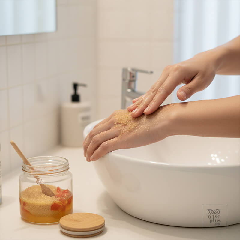 สครับธรรมชาติช่วยผลัดเซลล์ผิวให้เนียนใสอมชมพู