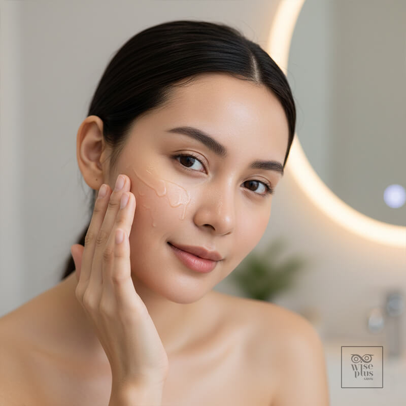 ภาพโครงสร้างผิวอิ่มน้ำจากเทคนิคสกินฟลัดดิ้ง