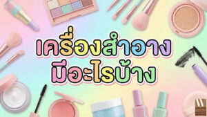 ประเภทเครื่องสำอางตั้งแต่พื้นฐานจนถึงภาพรวมอุตสาหกรรมความงาม